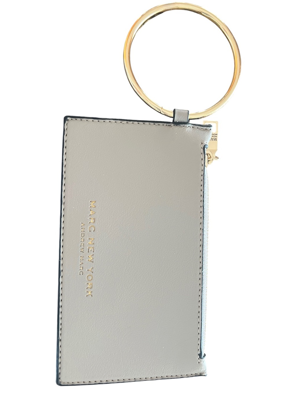Marc New York by Andrew Marc | Gray Bangle Ring Wristlet & Card Case